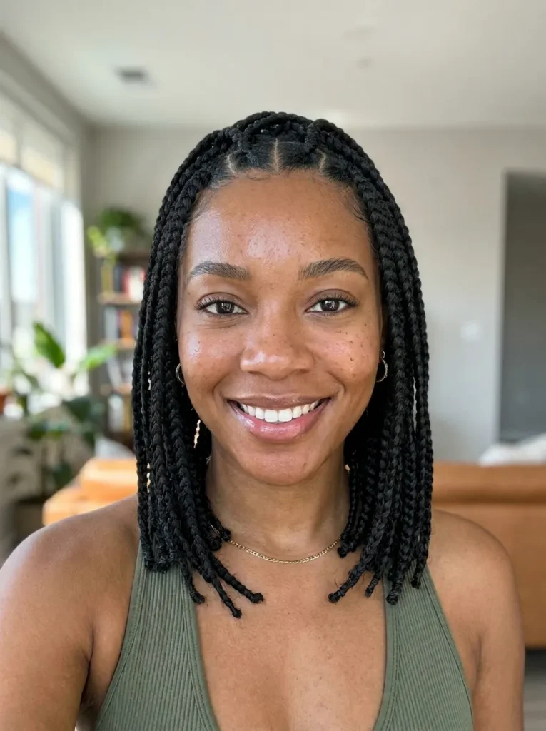 Classic Criss Cross Box Braids