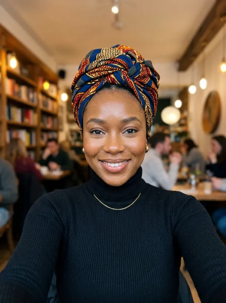 Classic Headwrap Updo