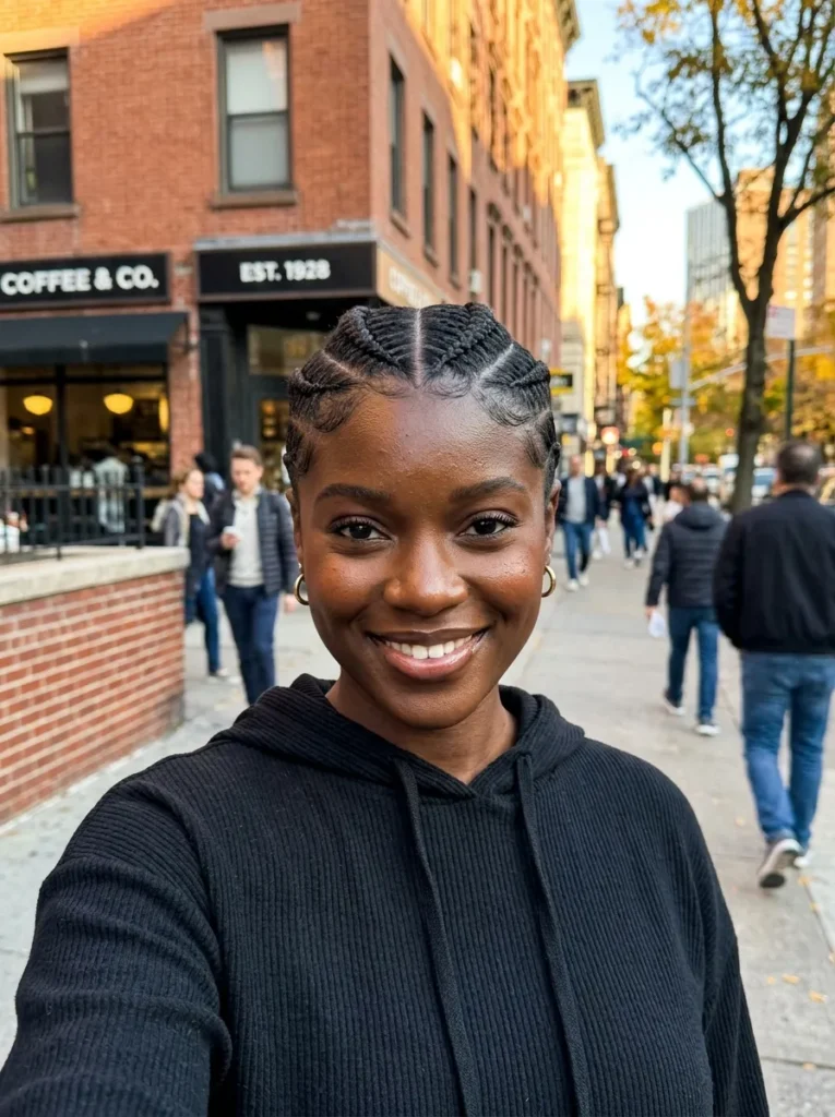 Classic Heart Shaped Cornrows