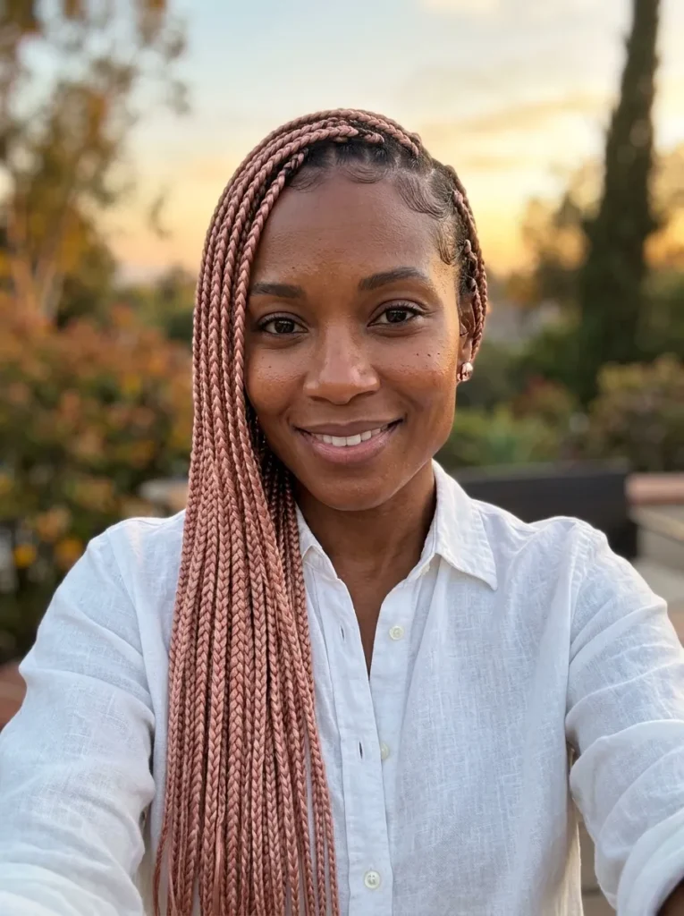 Classic Rose Gold Braids