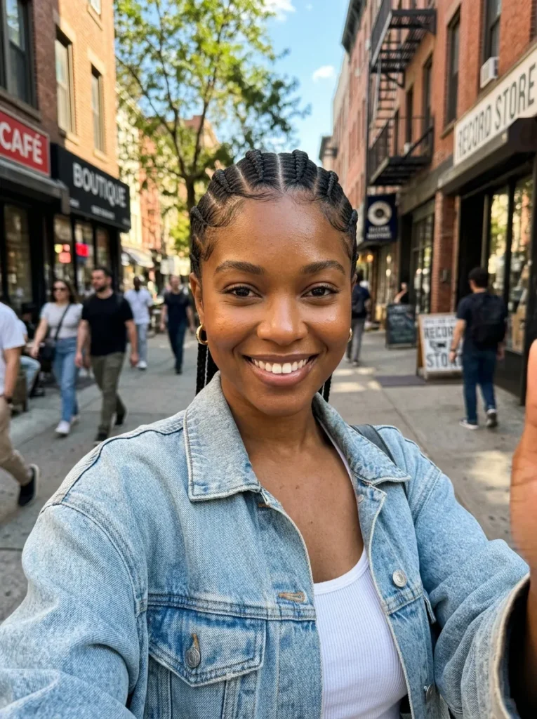 Classic Straight-Back Stitch Braids