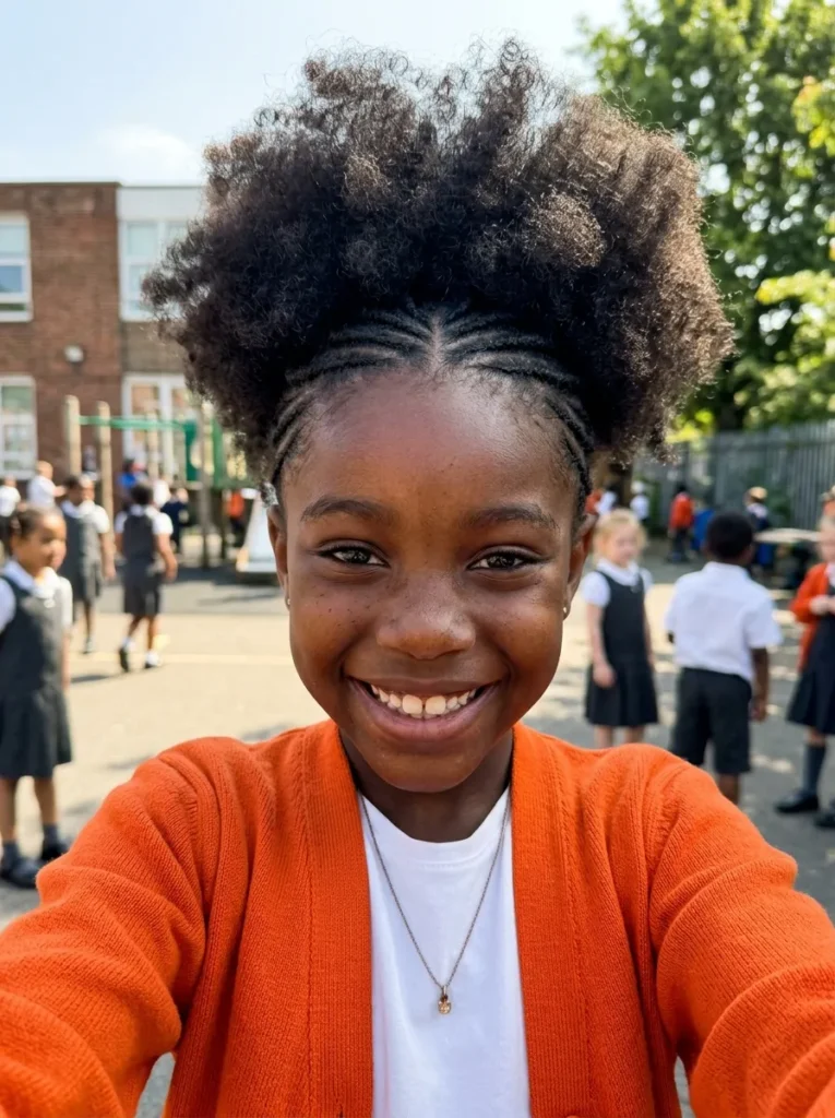 Cornrow Puff
