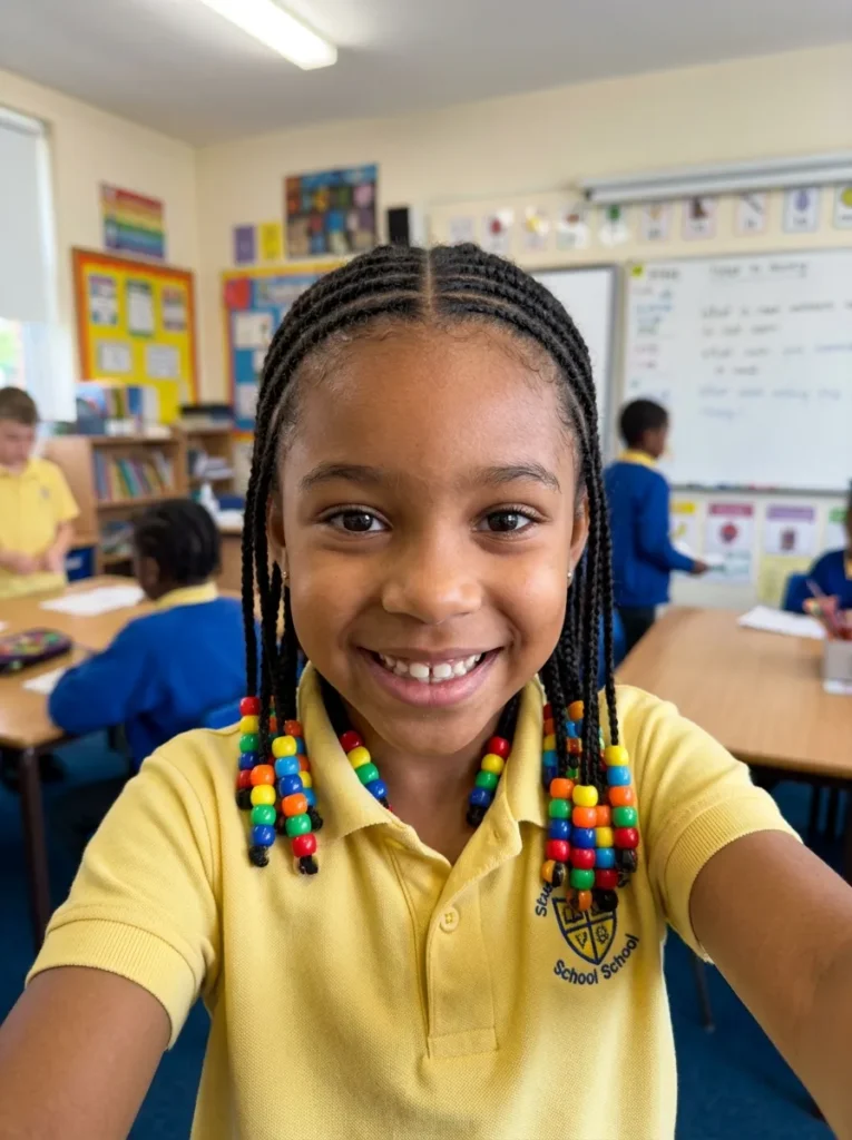 Cornrows With Beads