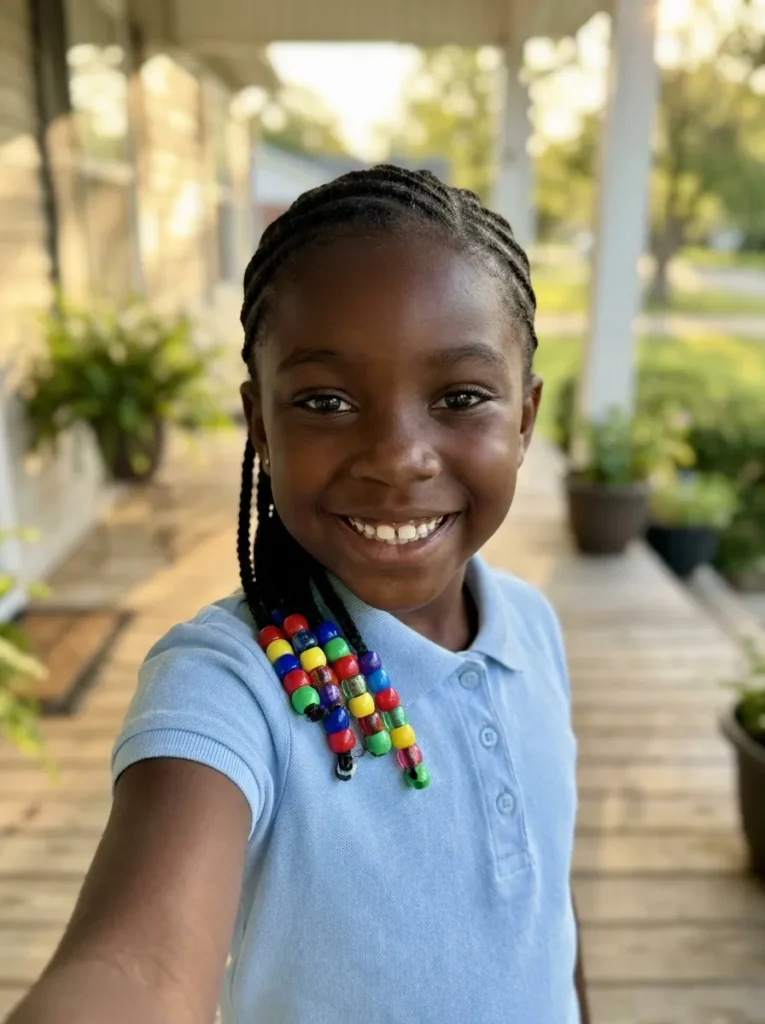 Cornrows with Beads
