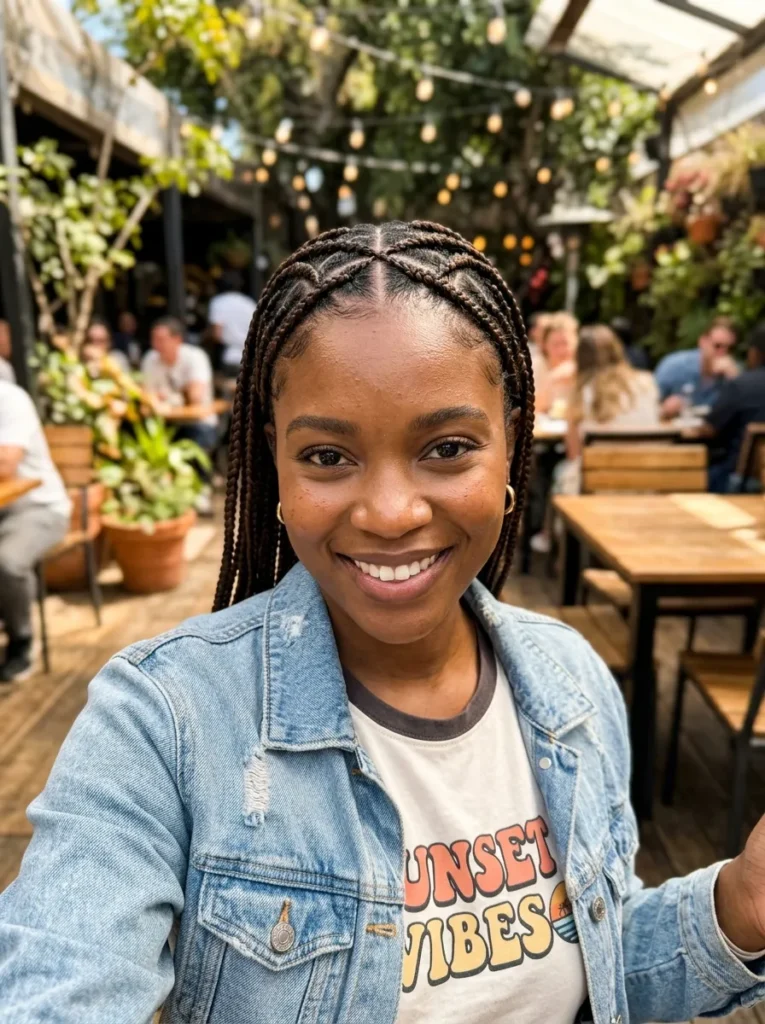 Criss Cross Front Braids
