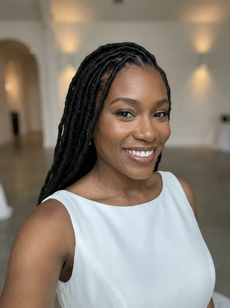 Criss-Cross Loc Updo
