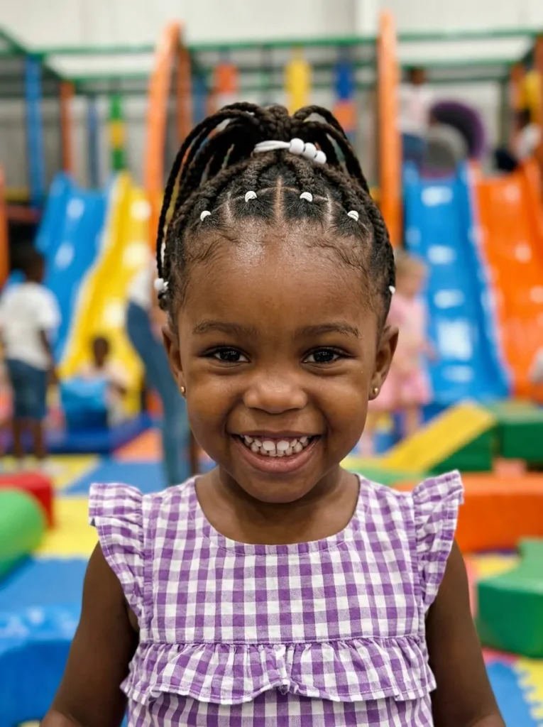 Criss-Cross Rubber Band Braids