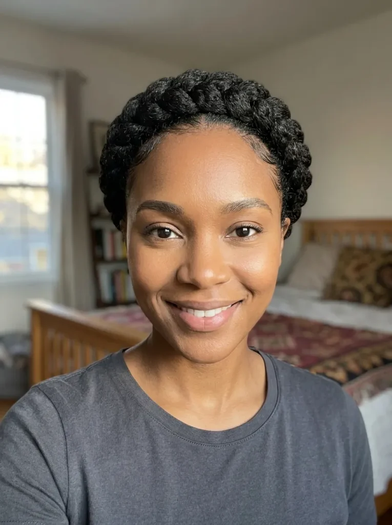 Crown Braid Updo