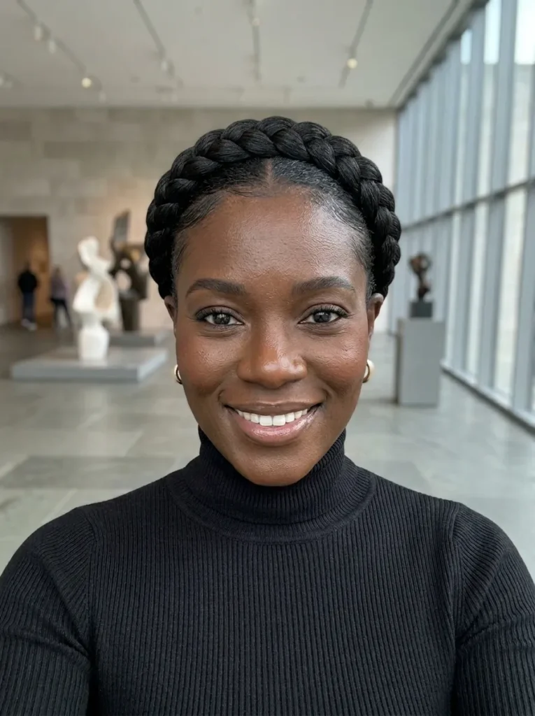 Crown Braid With Knots