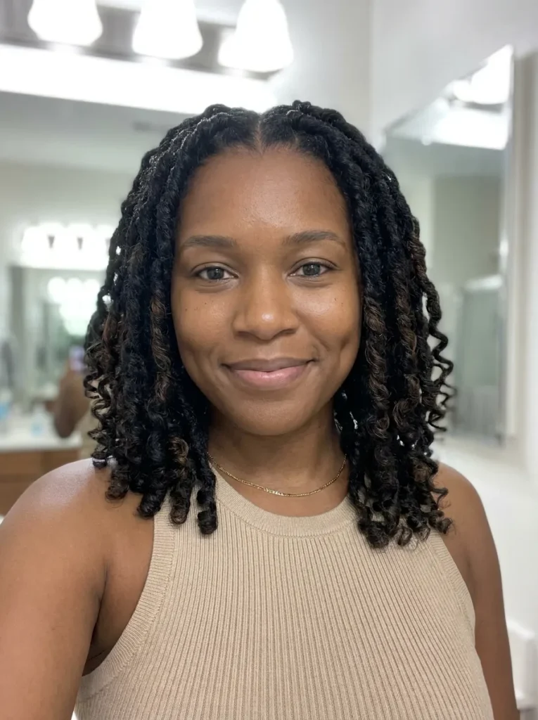 Curly-End Loc Twists