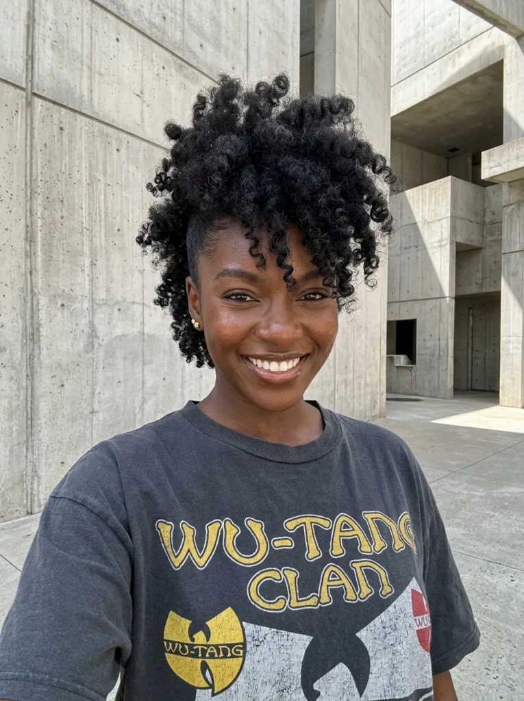 Curly Faux Hawk