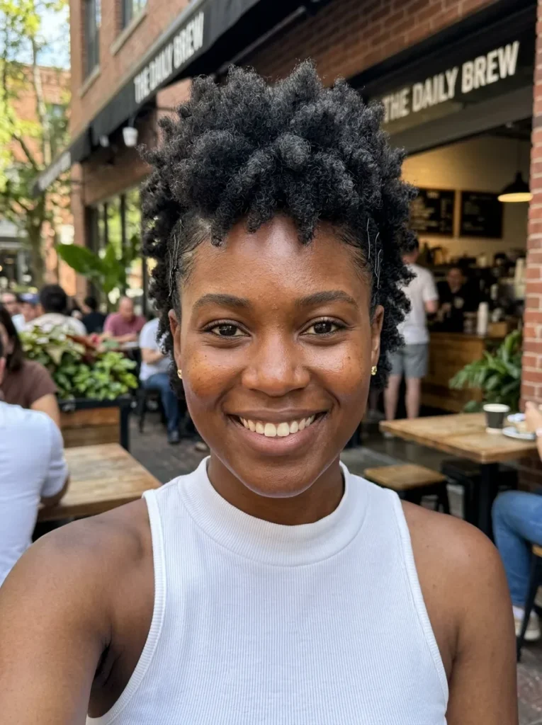 Curly Faux Hawk