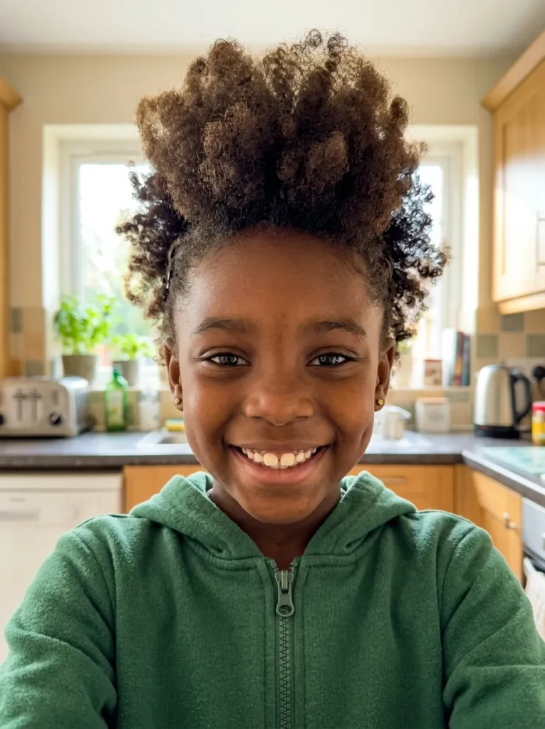 Curly Frohawk Style