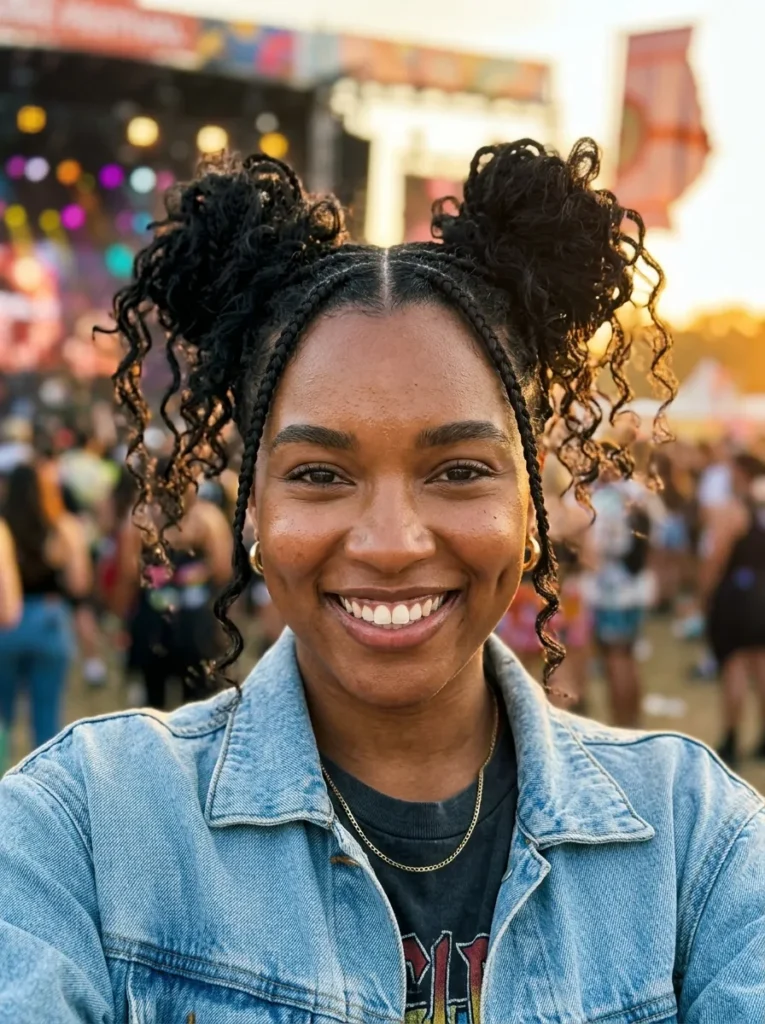 Cute Space Buns