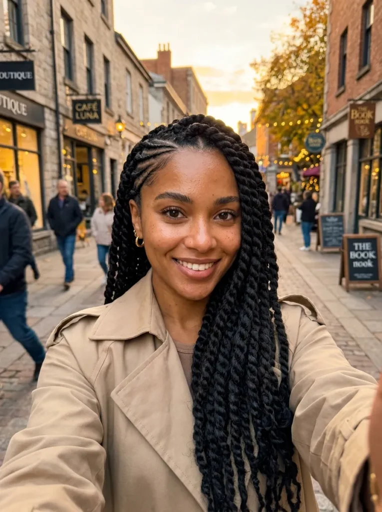 Deep Side Part Twists