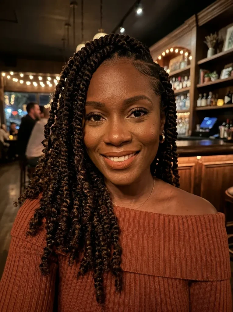 Deep Side Part Twists