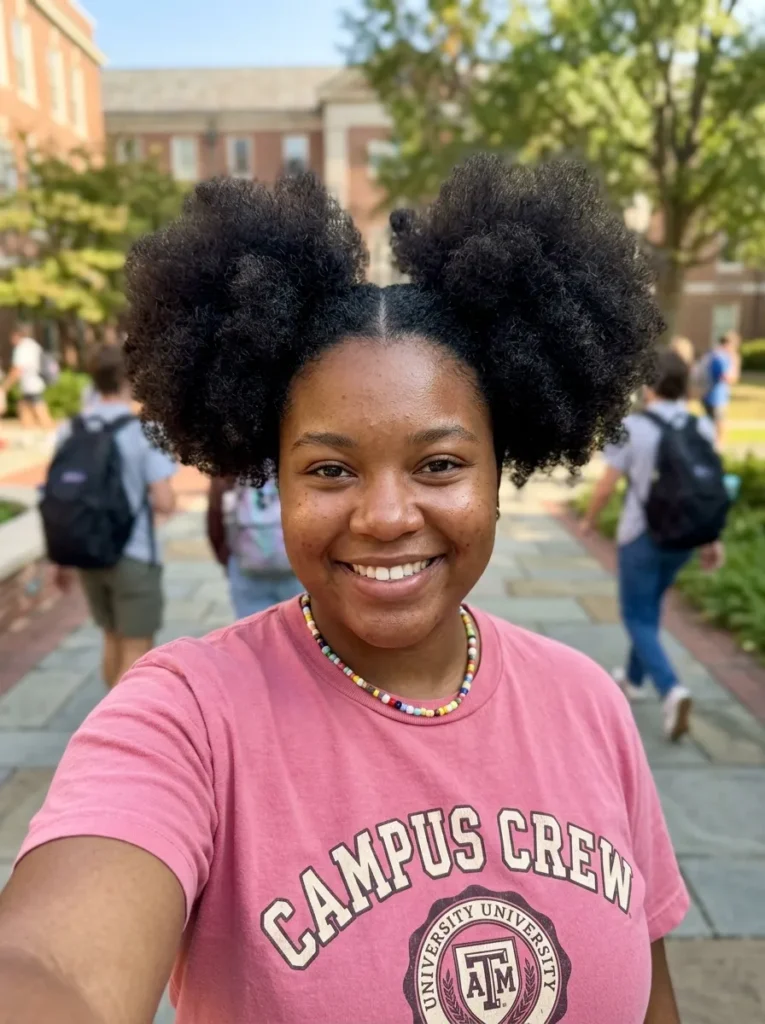 Double Afro Puffs