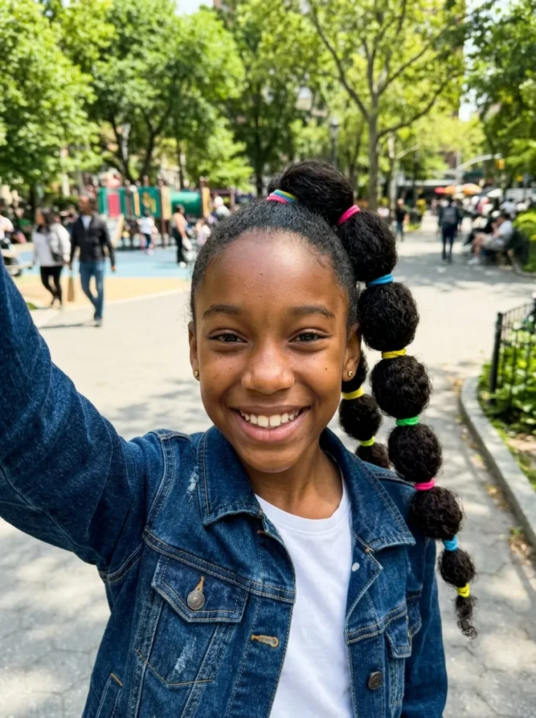 Easy Bubble Braids