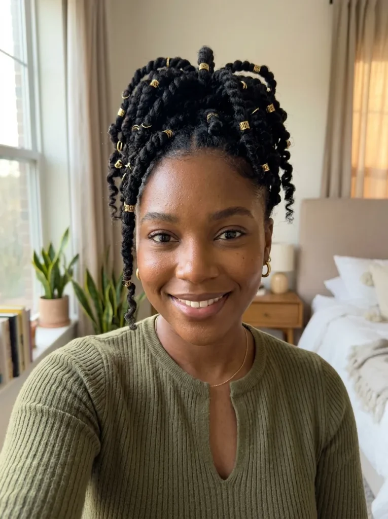 Easy Natural Hairstyles With Braids