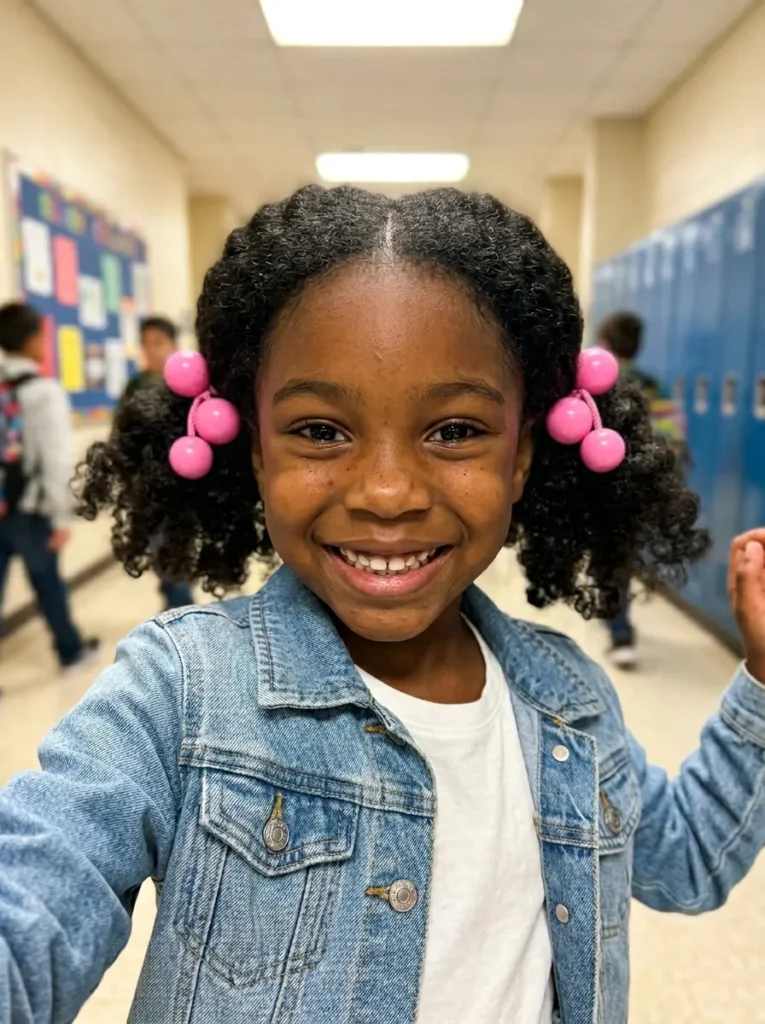 Easy Natural Hairstyles for 7 Years Old Black Kids