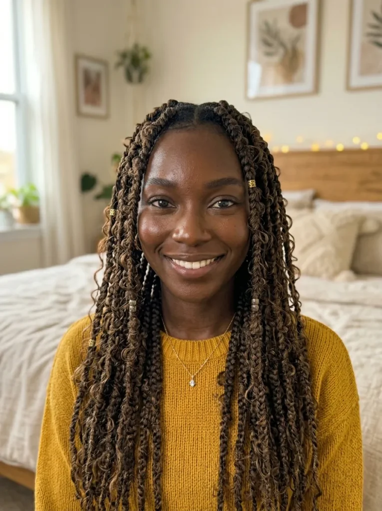 Face Framing Butterfly Braids