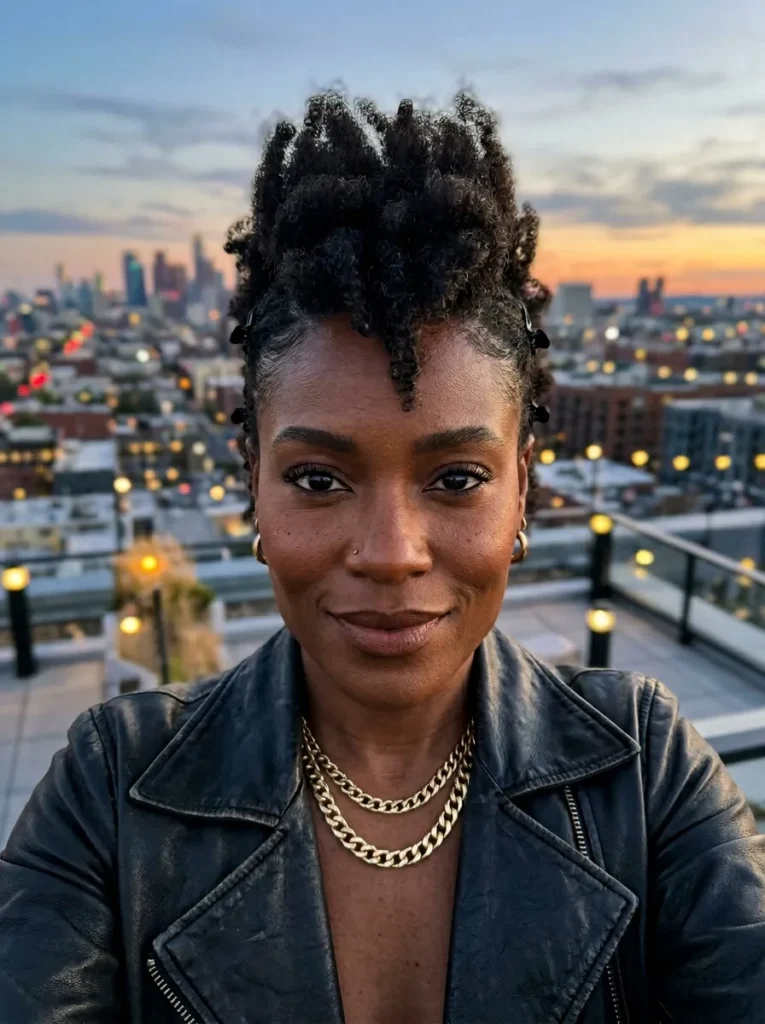 Faux Hawk Updo
