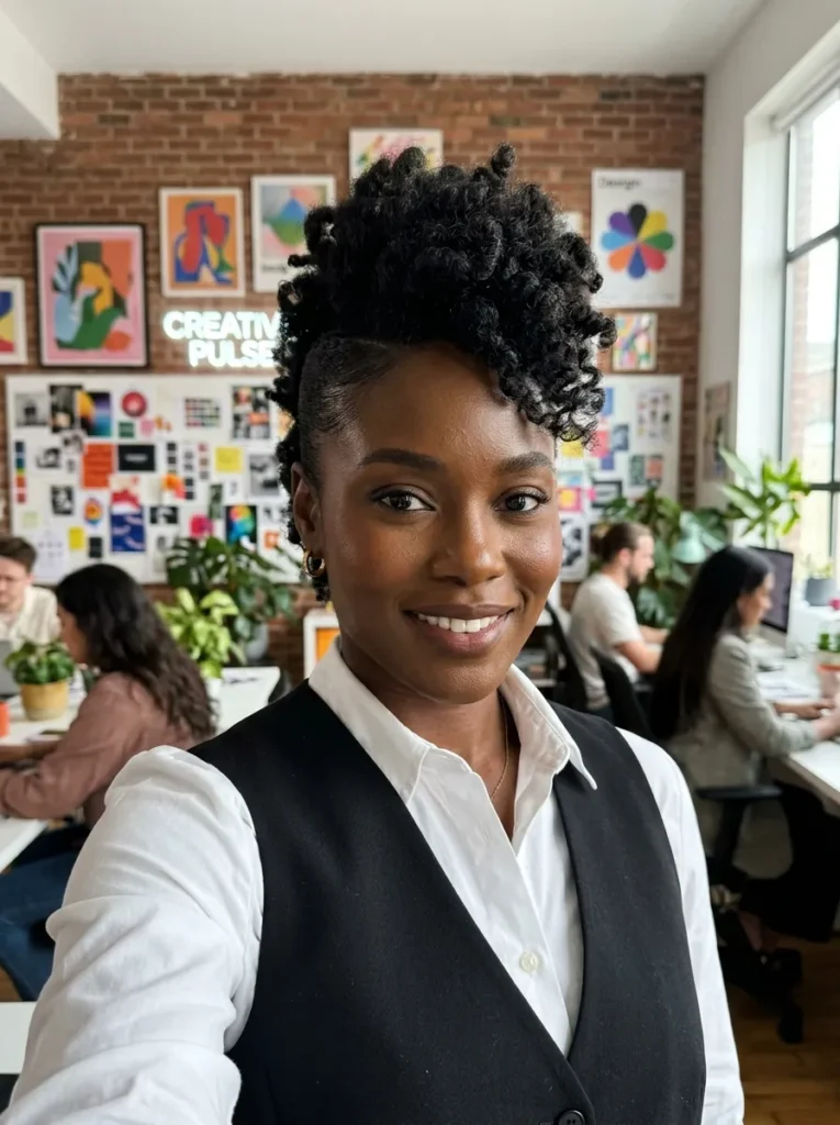 Faux Hawk Updo