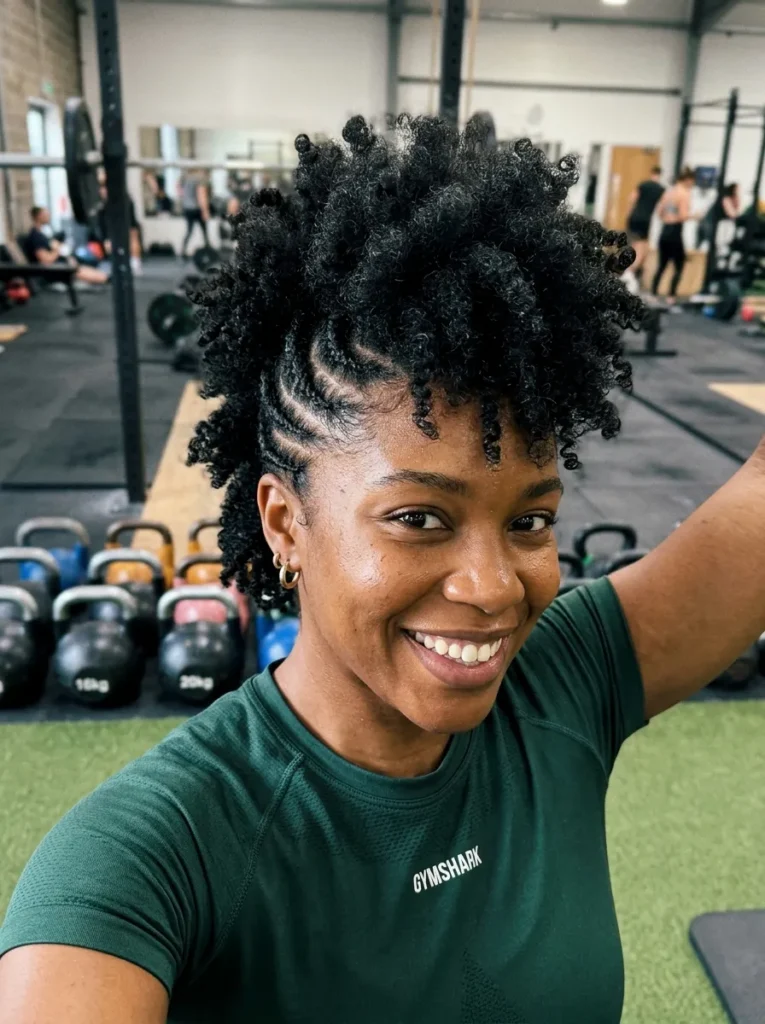 Faux Hawk with Flat Twists