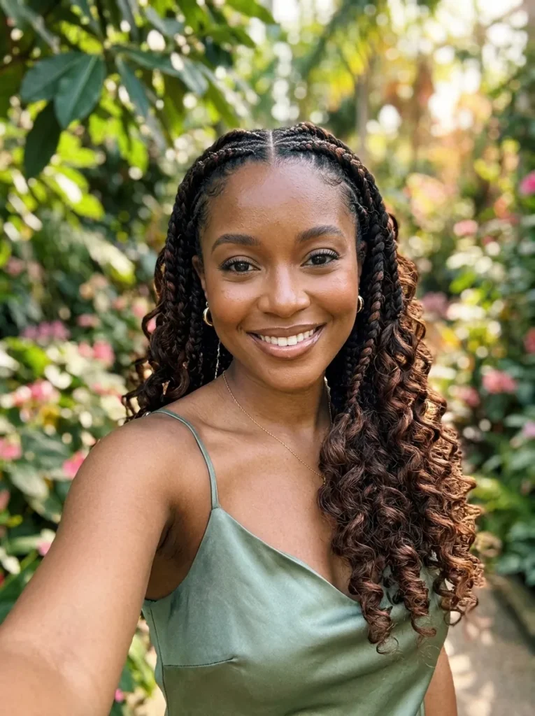 Feed-In Goddess Braids