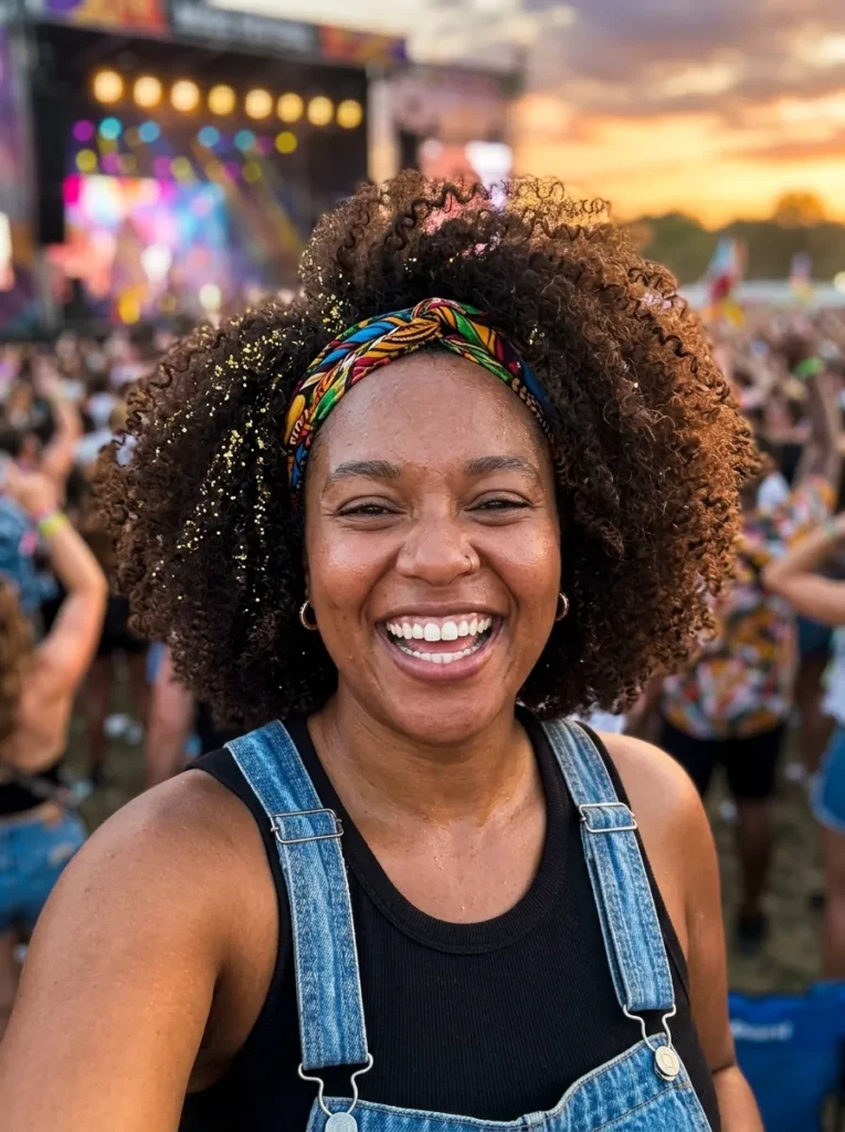 Festival Ready Natural Hairstyles