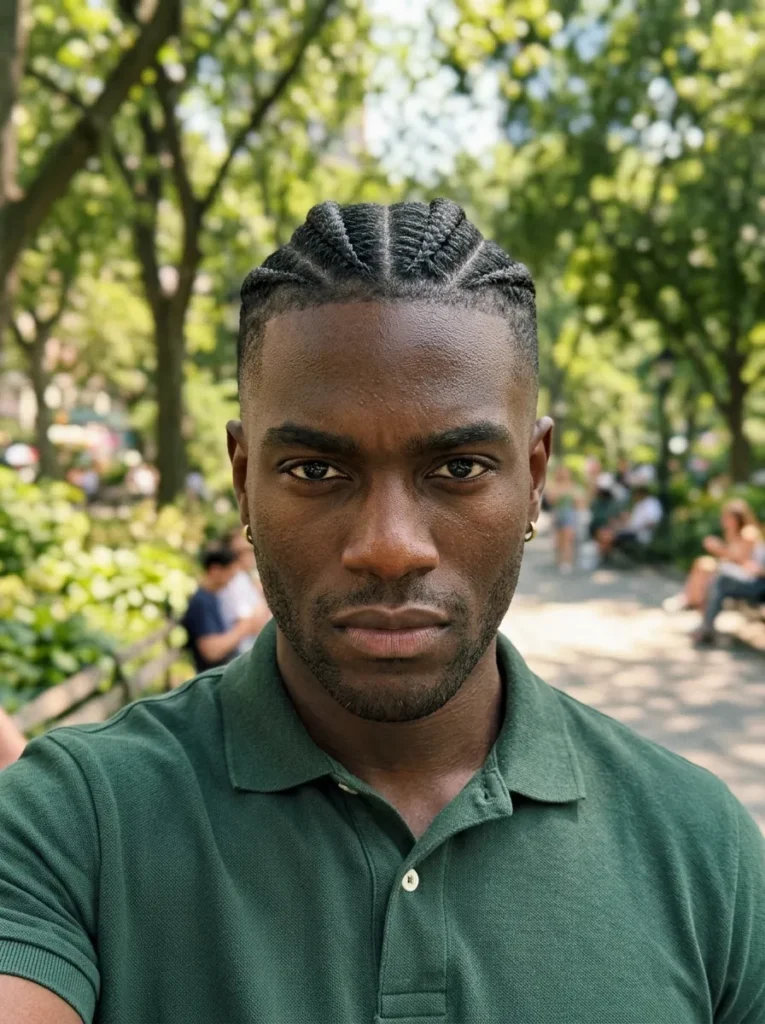 Fishbone Braids High Fade