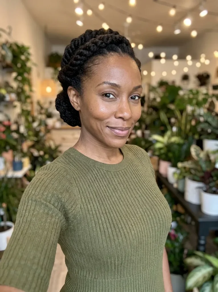 Flat Twist Updo