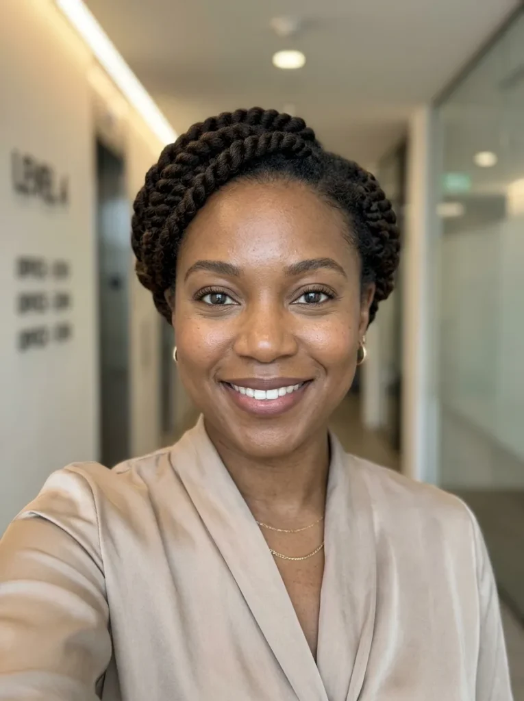Flat Twist Updo