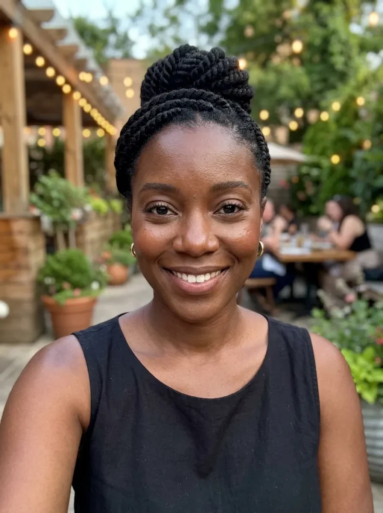 Flat Twists Updo