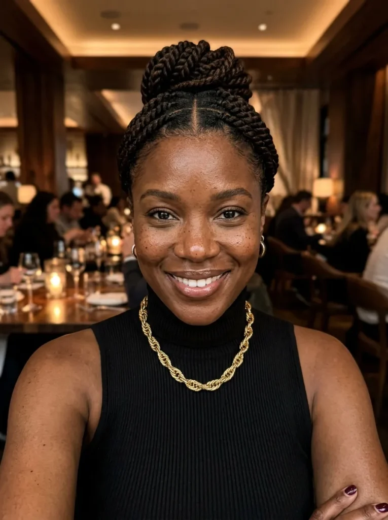 Flat Twists Updo