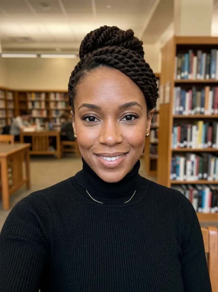 Flat Twists Updo