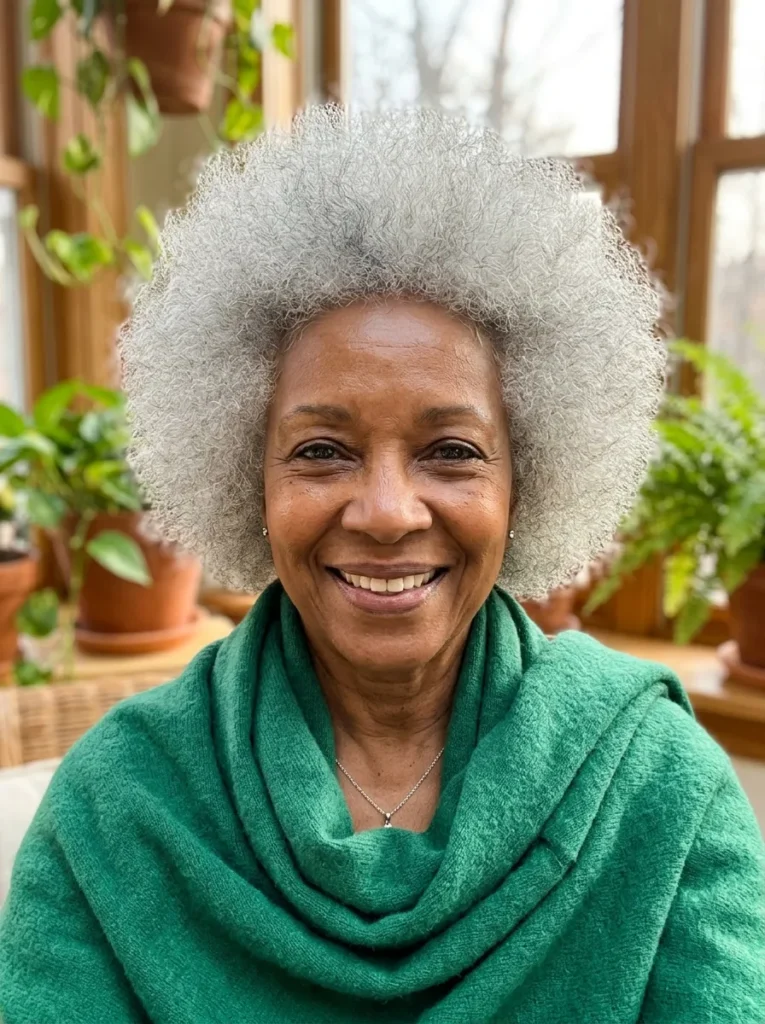 Fluffy Picked Afro