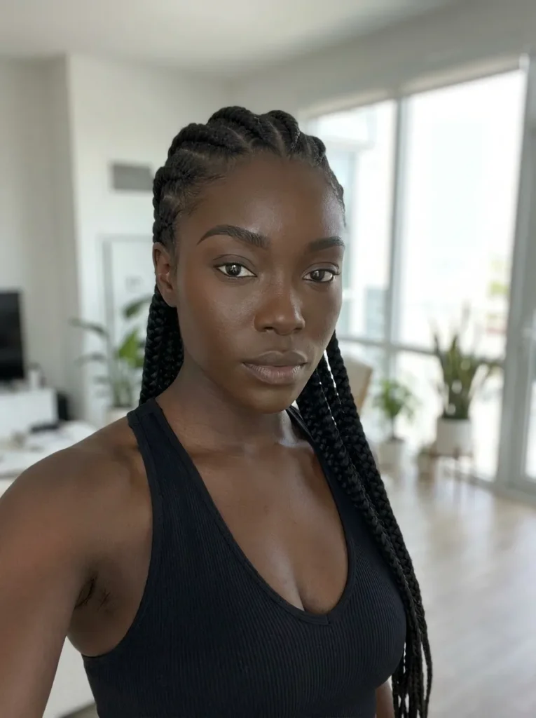 French Braided Front Section