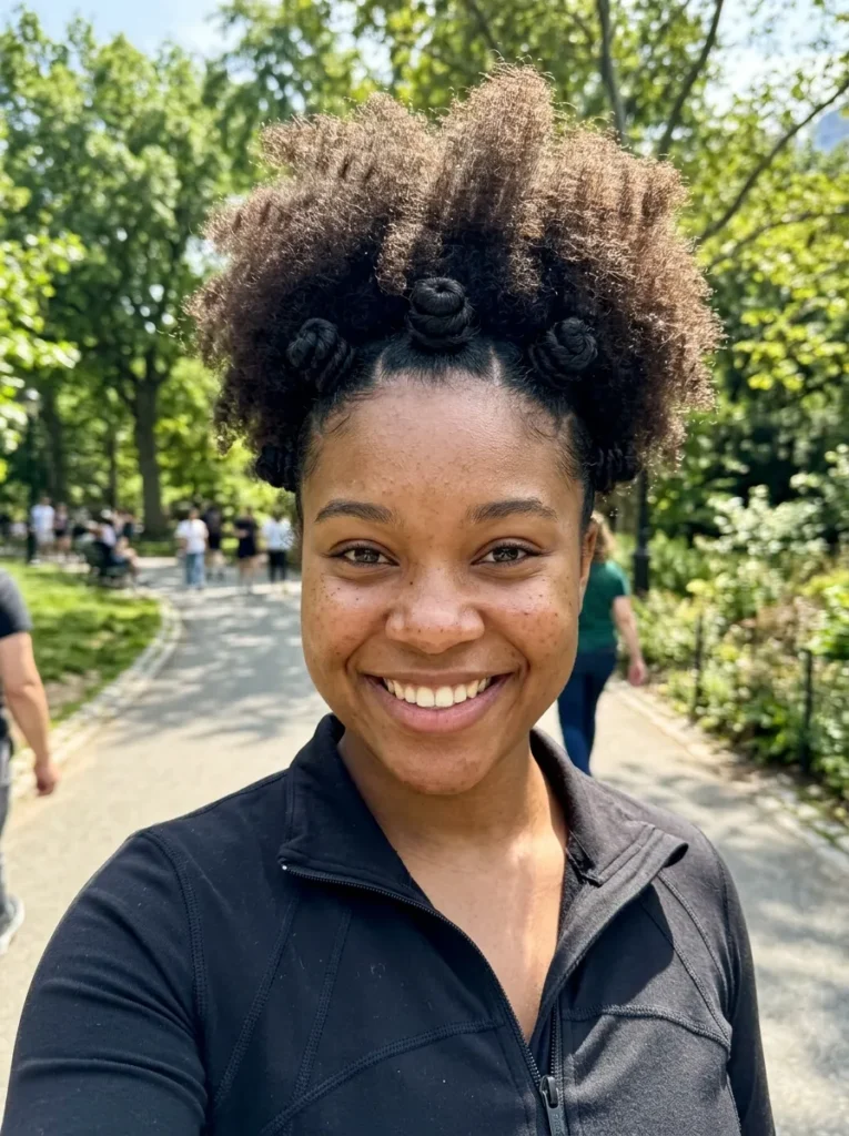 Front Knots High Puff