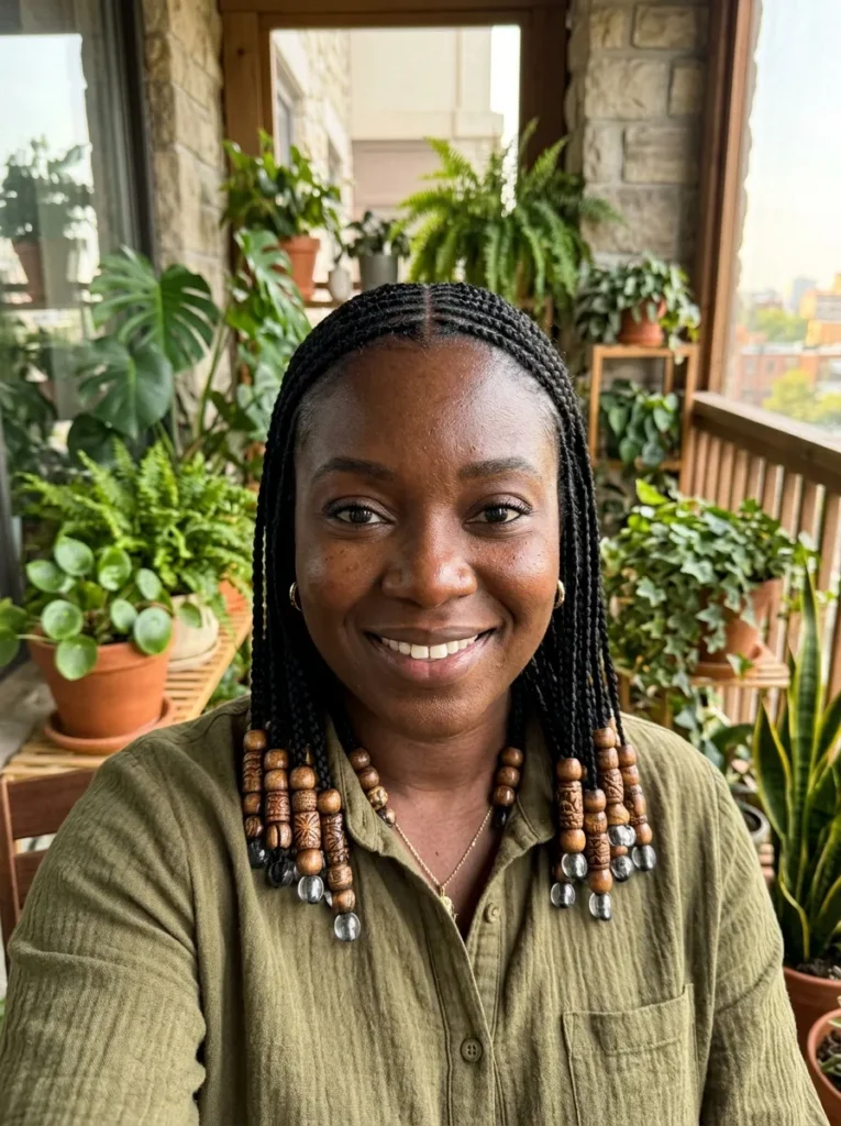 Fulani Braids With Beads