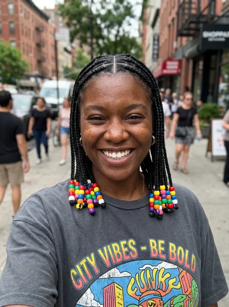 Geometric Box-Patterned Cornrows