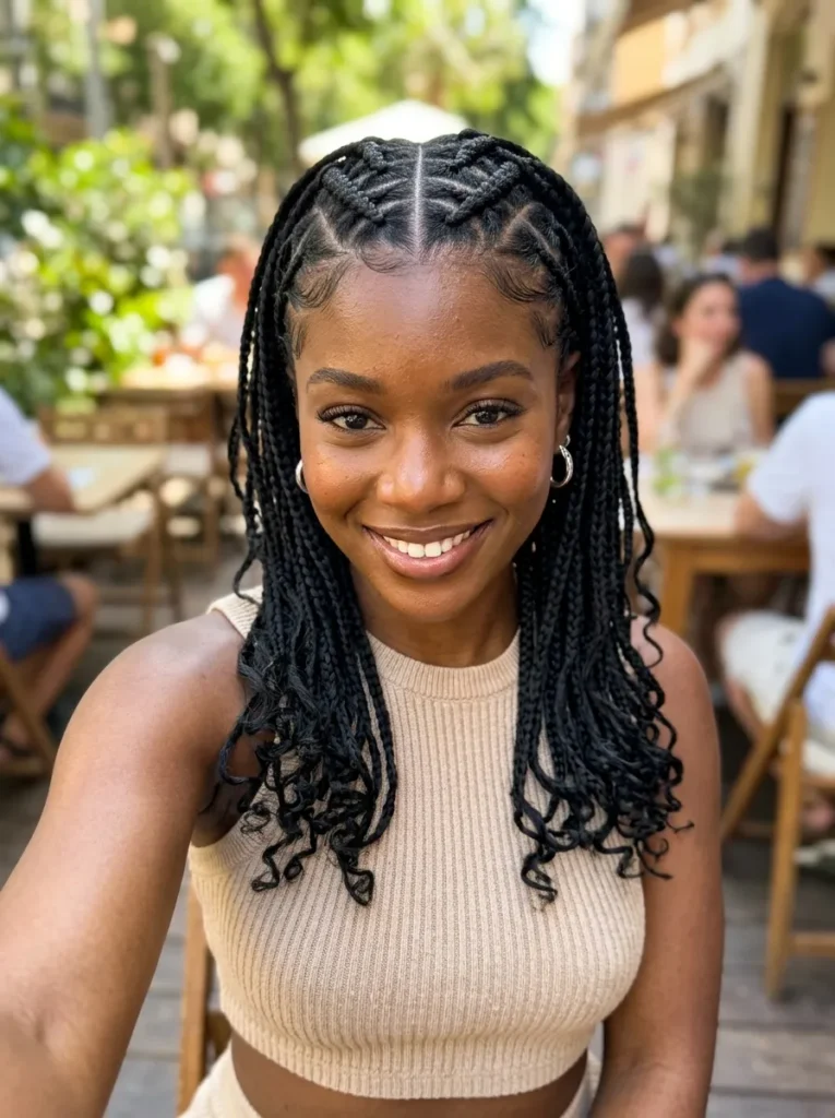 Geometric Heart Braids