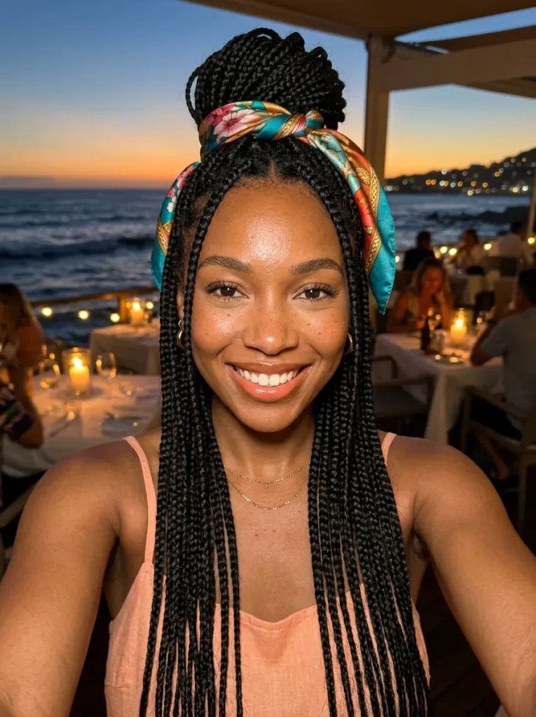 Half-Up Half-Down Braids