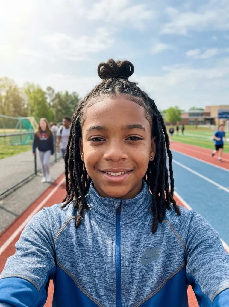 Half-Up Half-Down Locs