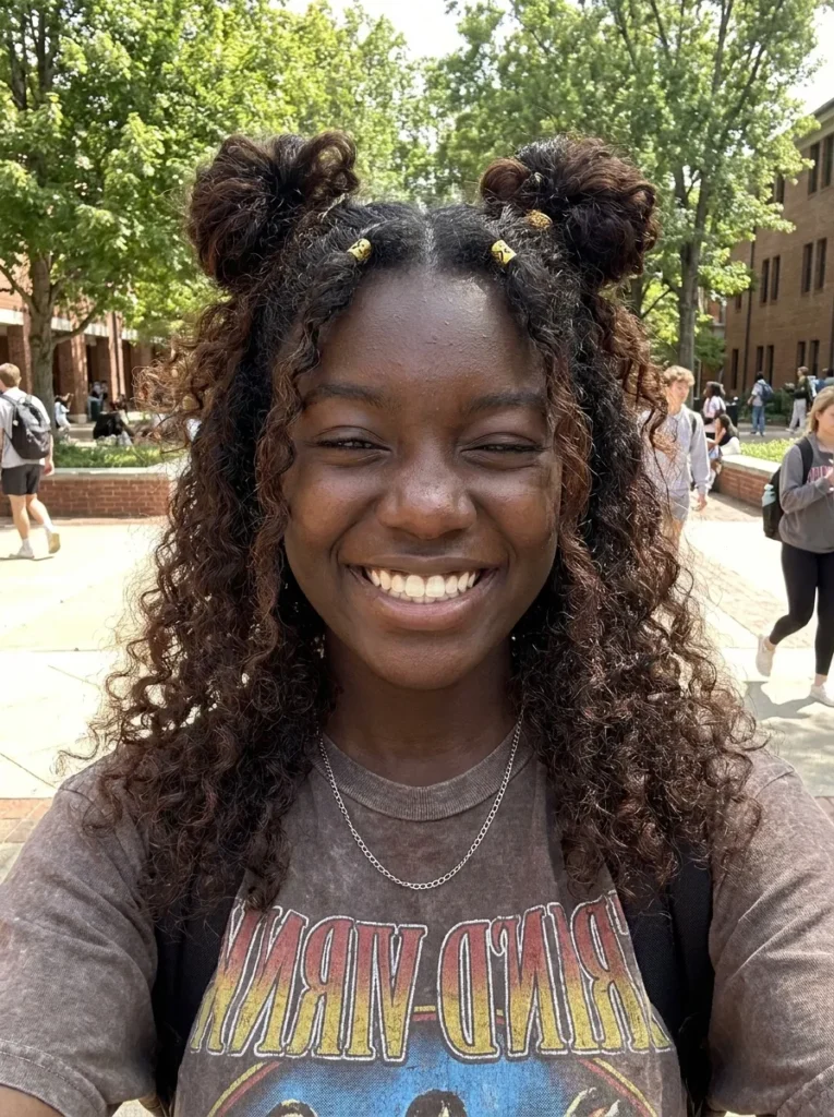 Half Up Space Buns