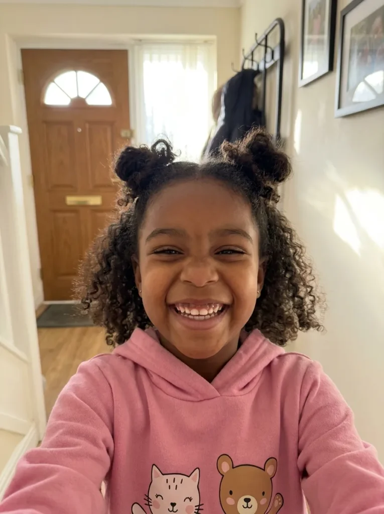 Half-Up Space Buns