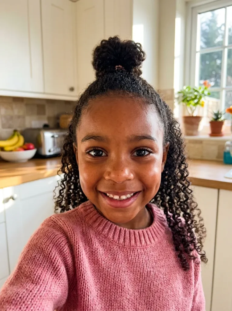 Half-Up Top Knot