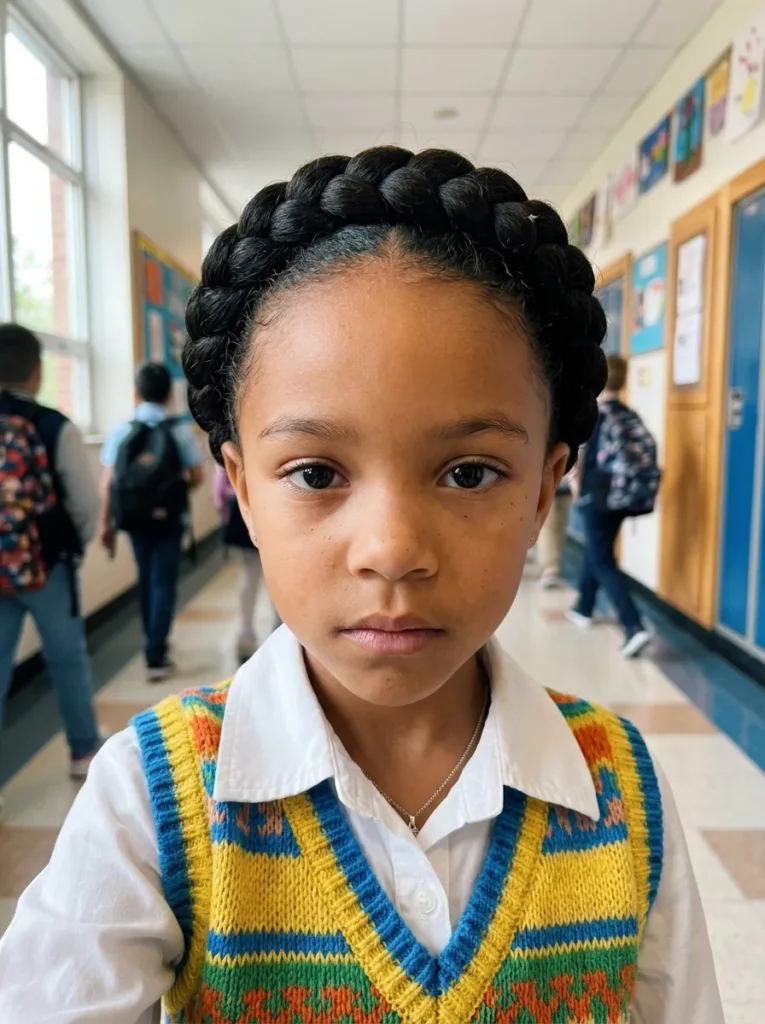 Halo Crown Braid