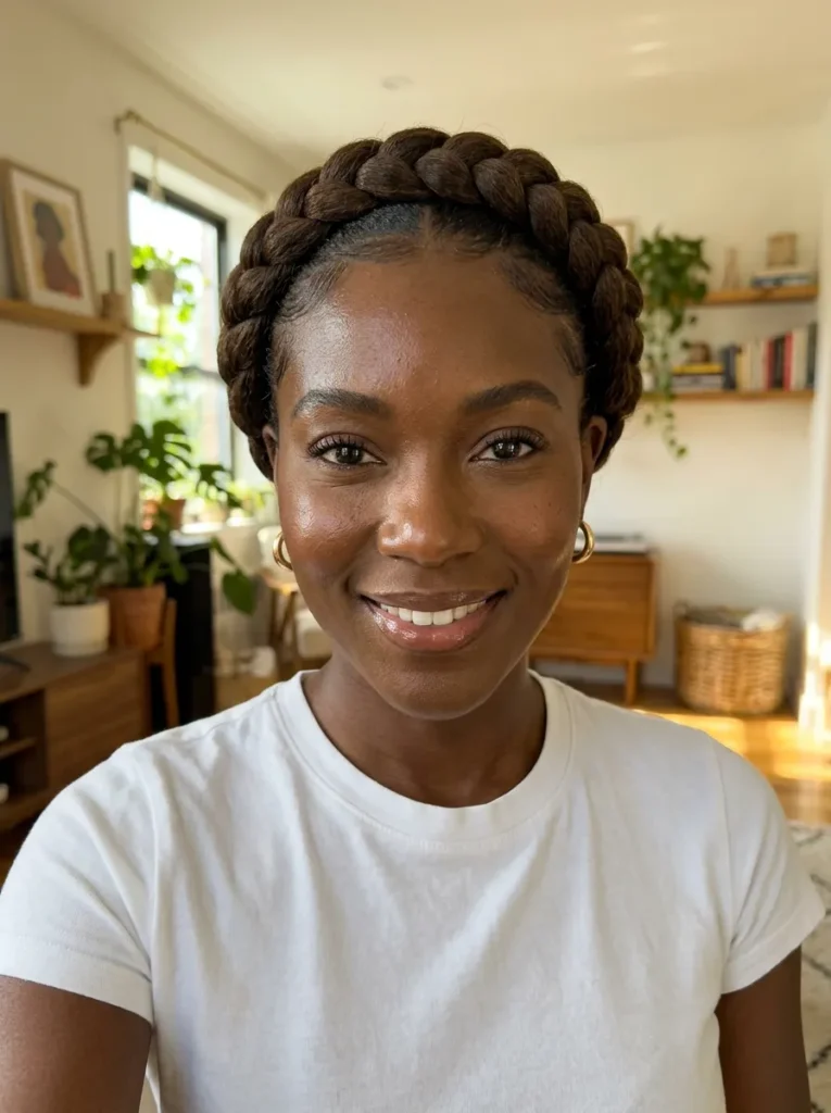 Halo Crown Braid
