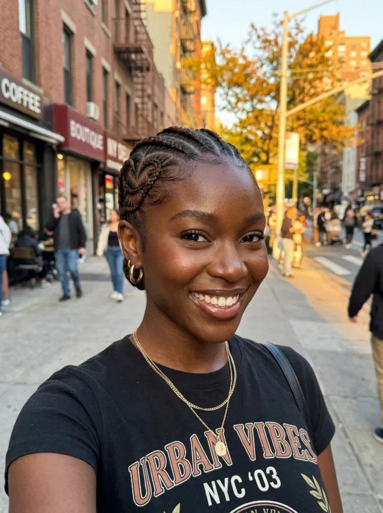 Heart Design Cornrows
